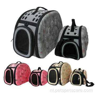 Plastic opvouwbare kattenhonden huisdier Travel Tote dragers